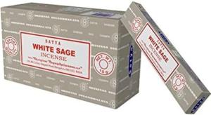 Satya Nag Champa White Sage Incense Sticks 12-Pack