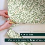 The Master Herbalist NEROLI & BERGAMOT Scented Drawer Liners in a WILLIAM MORRIS Design (FOLDED) | Pack of 5 Sheets | Contains Essential Oils | MADE in The UK.