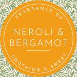 The Master Herbalist NEROLI & BERGAMOT Scented Drawer Liners in a WILLIAM MORRIS Design (FOLDED) | Pack of 5 Sheets | Contains Essential Oils | MADE in The UK.