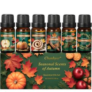 Fall Essential Oils Set - Cozy Autumn Scents