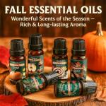 Fall Essential Oils Set - Cozy Autumn Scents