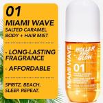 Holler and Glow Miami Wave Caramel Body Mist