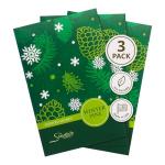 Simplicity Scents Sachets Winter Pine (Fall and Winter) 3 Pack - Long Lasting, ECO-Friendly Home Fragrance Air Freshener - Scents for Rooms - Made in The USA