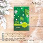 Simplicity Scents Sachets Winter Pine (Fall and Winter) 3 Pack - Long Lasting, ECO-Friendly Home Fragrance Air Freshener - Scents for Rooms - Made in The USA