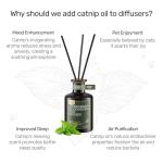 Furry Purr Reed Diffuser for Pet Odor Elimination, Lily of The Valley, Non-Toxic & Eco-Friendly Air Freshening, 6 Oz, Animal Lover Gift