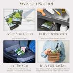 Simplicity Scents Sachets Pine Lands Scented (Everyday) - 6 Pack - Long Lasting, ECO-Friendly Home Fragrance - Air Freshener - Made in The USA