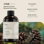 VINEVIDA [4oz] Roasted Pine Cone Fragrance Oil for Candle Making Scents for Soap Making, Perfume Oils, Soy Candles, Home Scents Oil Diffusers, Bath Scent Bomb Oils, Linen Spray, Lotions,Car Freshies