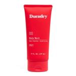 Duradry Body Wash Odor Control - Deep Cleansing and Deodorizing, Neutralizes Odors while Nourishing your Skin, Infused with Vitamins and Minerals - Aqua, 6 Fl Oz (Pack of 1)