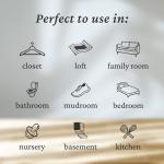 Fresh Wave Lemon Odor Removing Gel Refill, 63 oz. - Safer Odor Absorbers for Home, Natural Plant-Based Odor Eliminator, Every 15 oz. lasts 30-60 Days, For Cooking, Trash & Pets