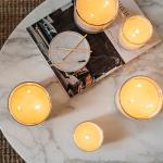 NEOM- Happiness Scented Candle, Travel Size | Essential Oil Aromatherapy Candle | Neroli, Mimosa & Lemon | Scent to Make You Happy