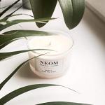 NEOM- Happiness Scented Candle, Travel Size | Essential Oil Aromatherapy Candle | Neroli, Mimosa & Lemon | Scent to Make You Happy