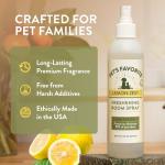Pet’s Favorite Freshening Room Spray - Concentrated Air Freshener - Pet-Friendly Air Freshener - Pet Odor Eliminator Room Spray - Lemon Zest - Pack of 1