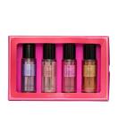 Victoria's Secret Fragrance Mist Collection 4 Piece Mini Mist Gift Set: Love Spell, Pure Seduction, Bare Vanilla, & Velvet Petals