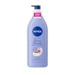Nivea Oil Infused Cherry Blossom and Jojoba Oil Body Lotion, Non-Greasy Cherry Blossom Scented Lotion Moisturizes for 24+ Hours, 16.9 Fl Oz Pump Bottle