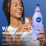 Nivea Oil Infused Cherry Blossom and Jojoba Oil Body Lotion, Non-Greasy Cherry Blossom Scented Lotion Moisturizes for 24+ Hours, 16.9 Fl Oz Pump Bottle