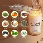 Autumn Hayride Premium Scented Candle - 13.75 oz