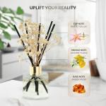 Elegant Flower Reed Diffuser with Jasmine & White Tea