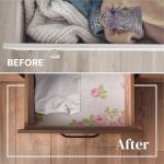 Elodie Essentials Scented Drawer and Shelf Liners - Vintage Charm - Six (6) Large 14 x 19½ Inch Sheets - Non-Adhesive Paper Sheets for Closet Shelves and Dresser Drawers - (Vintage Rose)