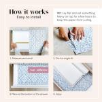 Elodie Essentials Scented Drawer and Shelf Liners - Vintage Charm - Six (6) Large 14 x 19½ Inch Sheets - Non-Adhesive Paper Sheets for Closet Shelves and Dresser Drawers - (Vintage Rose)