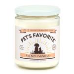 Pet's Favorite - Tested & Proven - Odor Eliminating Candle, Pet-Friendly Scented Candle, in 7 Great Fragrances – 70-Hour Burn Time, Cotton Wick (French Vanilla, Pack of 1)