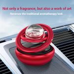 KOMMI Car Air Fresheners Autorotation Creative Car Perfume Fragrance (black)