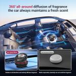 KOMMI Car Air Fresheners Autorotation Creative Car Perfume Fragrance (black)