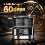 Majic Gel Car Perfumes Auto, Home and Office Air Freshener & Odor Neutralizer, Black Jack