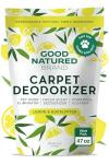 Good Natured Brand Carpet Deodorizer & Freshener Powder | Pet Odor Eliminator for Strong Odor & Pet Urine | Fresh Natural Lemon & Eucalyptus Scent | Biodegradable, Safe for Homes with Pets - 47oz