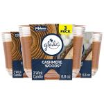 Glade Cashmere Woods 3-Wick Fragrance Candles