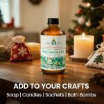 EVOKE OCCU Pine Needle Essential Oil 4 Fl Oz, Pure Pine Needle Oil for Home Diffuser Fragrance DIY Candle Soap Making- 118ml