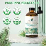 EVOKE OCCU Pine Needle Essential Oil 4 Fl Oz, Pure Pine Needle Oil for Home Diffuser Fragrance DIY Candle Soap Making- 118ml