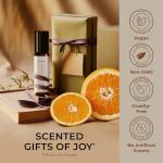 Gya Labs Sweet Orange Essential Oil Roll On - Perfect Gifts for Women & Men's Aromatherapy - Made with 100% Pure Orange Oil for Skin, Stress & Tiredness (0.34 Fl Oz)