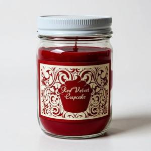 Red Velvet Cupcake Candle - Perfect Valentine's Gift