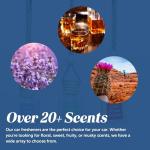 CE CRAFT Teakwood + Mahogany Air Freshener Bottle - Reusable Car Air Deodorizer Diffuser for Essential Oils & Scents, Lasts 30-90+ Days