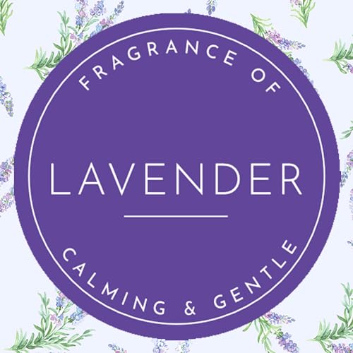 The Master Herbalist LAVENDER Scented Drawer Liners in a floral design with LAVENDER Essential Oils (FOLDED) | Pack of 5 Sheets | Contains Essential Oils | MADE in The UK.