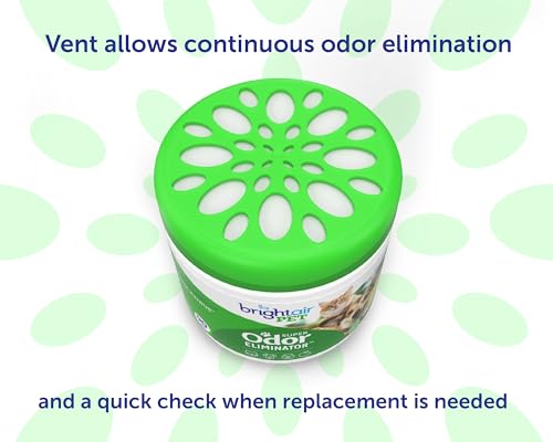 Bright Air Solid Pet Odor Eliminator, Cool Citrus Scent, 14 Oz Each, 6 Pack