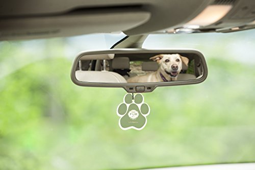 One Fur All Pet House Car Air Freshener - Fresh Citrus Pack of 4 - Non-toxic Car Air Freshener - Pet-Friendly Air Freshener for Small Spaces & Car - Hanging Odor Eliminating Air Freshener