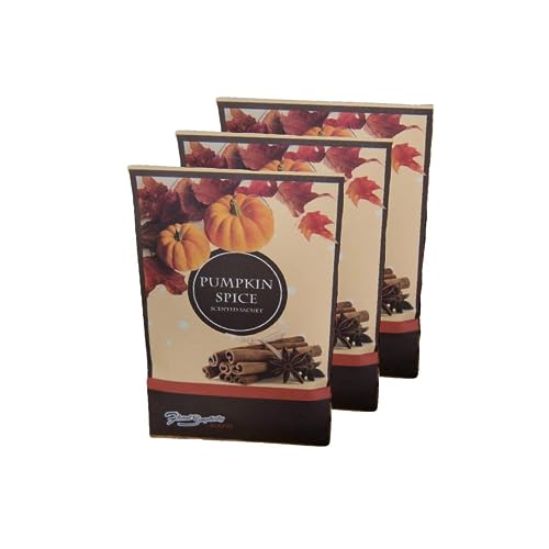 Pumpkin Spice Eco-Friendly Scent Sachets - 3 Pack