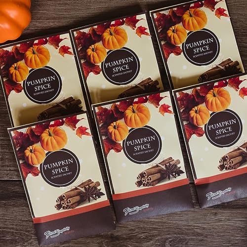 Pumpkin Spice Eco-Friendly Scent Sachets - 3 Pack