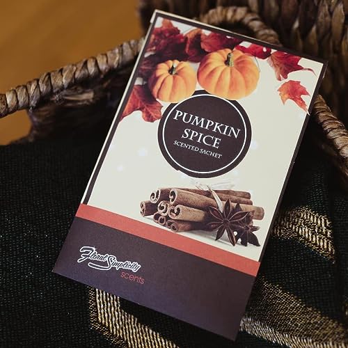Pumpkin Spice Eco-Friendly Scent Sachets - 3 Pack
