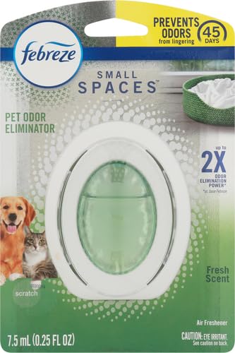 Febreze SMALL SPACES Pet Odor Eliminator Air Freshener, Fresh, 1 count