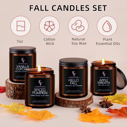 Autumn Candle Set: Fall Scents for Home