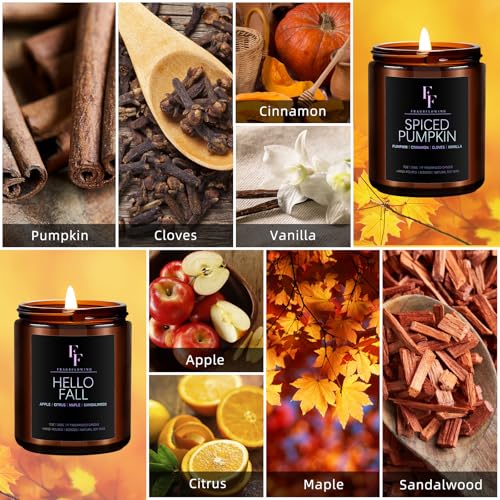 Autumn Candle Set: Fall Scents for Home