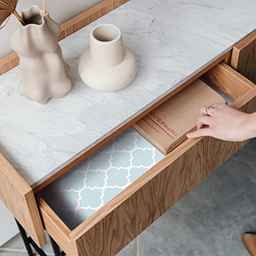 Merriton Scented Drawer Liners for Dresser Fragrant Paper Liner for Drawers Cabinet Shelf Linen Closet and Kitchen Scent Liners Non Adhesive (English Lavender)