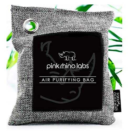 Nature Fresh Premium Bamboo Charcoal Air Purifying Bag - Scent Free Odor Eliminator for Home and Car- Kid and Pet Friendly Air Fresheners and Odor Absorber - Activated Charcoal 1x 500g