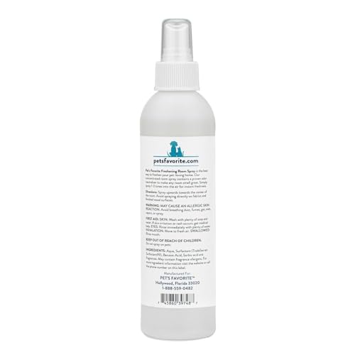 Pet’s Favorite Freshening Room Spray - Concentrated Air Freshener - Pet-Friendly Air Freshener - Pet Odor Eliminator Room Spray - Clean Laundry - Pack of 2