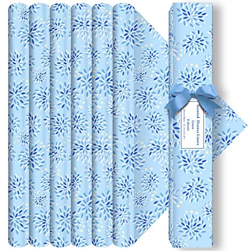 Fresh Linen Scented Drawer Liners, Dresser Drawer Liner, 6-Sheets Scented Paper Liner, for Home Shelf Closet Cabinet