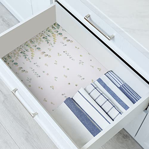 12 Sheets Drawer Liners for Dresser Scented Drawer Liners Drawer Paper Liner Non Adhesive Scented Liners for Drawers Fragrant Drawer Liners 15.7 x 22.8 in for Shelf Closet Bedroom (Jasmine)