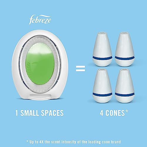 Febreze Small Spaces Air Freshener Heavy Duty Pet Odor Fighter, 25 fl. oz., Pack of 4