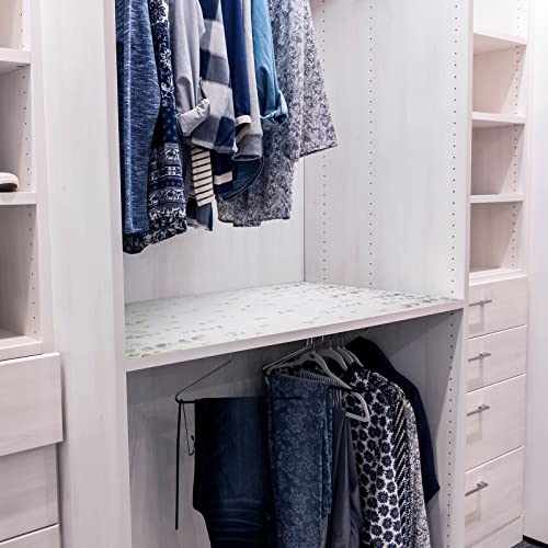 12 Sheets Drawer Liners for Dresser Scented Drawer Liners Drawer Paper Liner Non Adhesive Scented Liners for Drawers Fragrant Drawer Liners 15.7 x 22.8 in for Shelf Closet Bedroom (Jasmine)